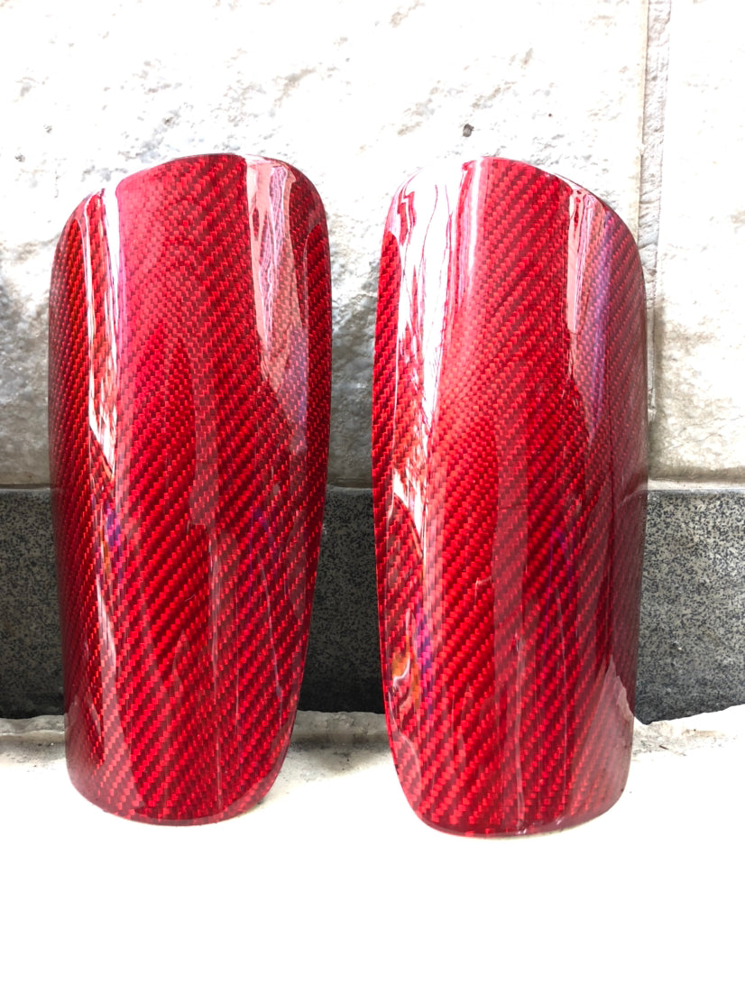 Custom Logo Carbon Fiber Soccer Shin Guard Lightweight Colorful Football Shin Guards