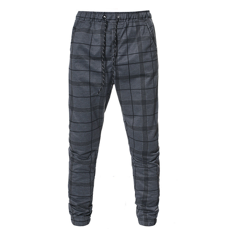 Fashionable men's elasticated waist trousers