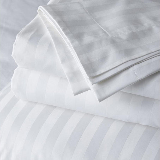 Cheap Cheap Price 240 Thread Count Duvet Cover Set Satin Stripe Wholesale Choice Hotels Bedding
