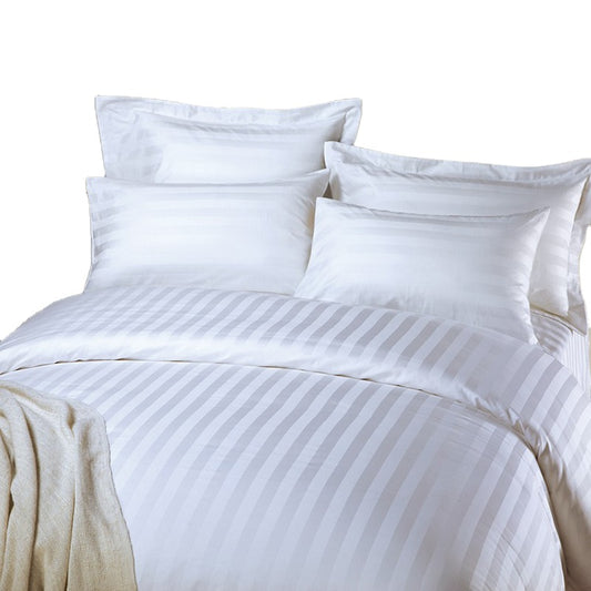 Cheap Cheap Price 240 Thread Count Duvet Cover Set Satin Stripe Wholesale Choice Hotels Bedding