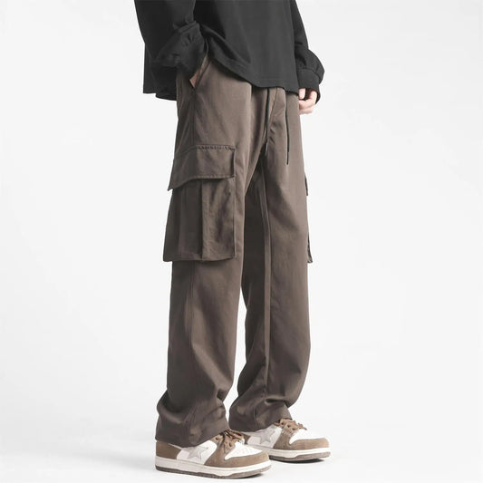 Side Pockets Cargo Harem Joggers Pants Men 2024 Military Army Green Pants Casual Harajuku Streetwear Sweatpant Male Pants Baggy