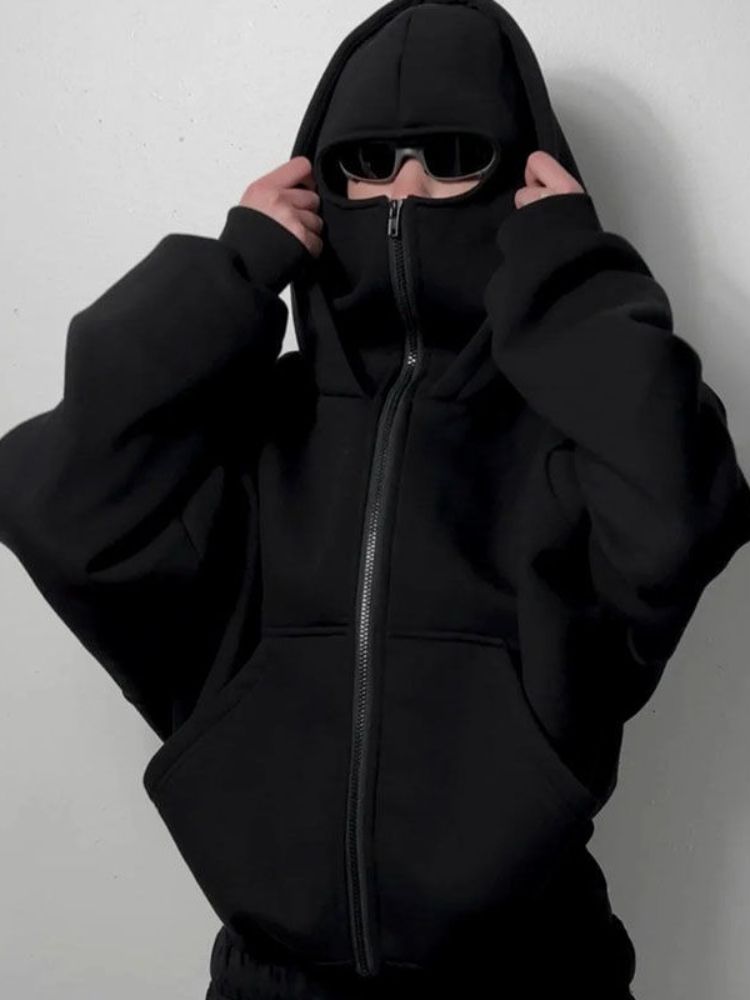 Cozy Masked Hoodie